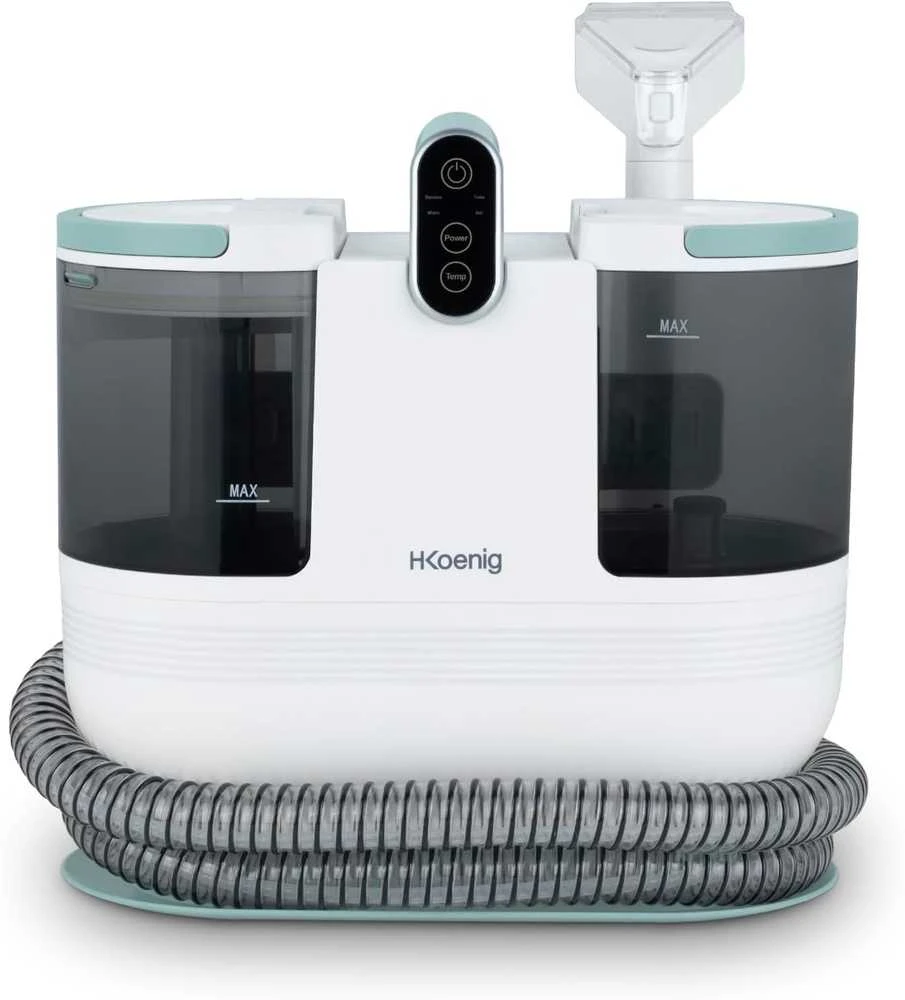 H.Koenig tekstilės plovimo siurblys 1200 W, 1600 ml švaraus vandens talpa, 290 ml/min, TWT88