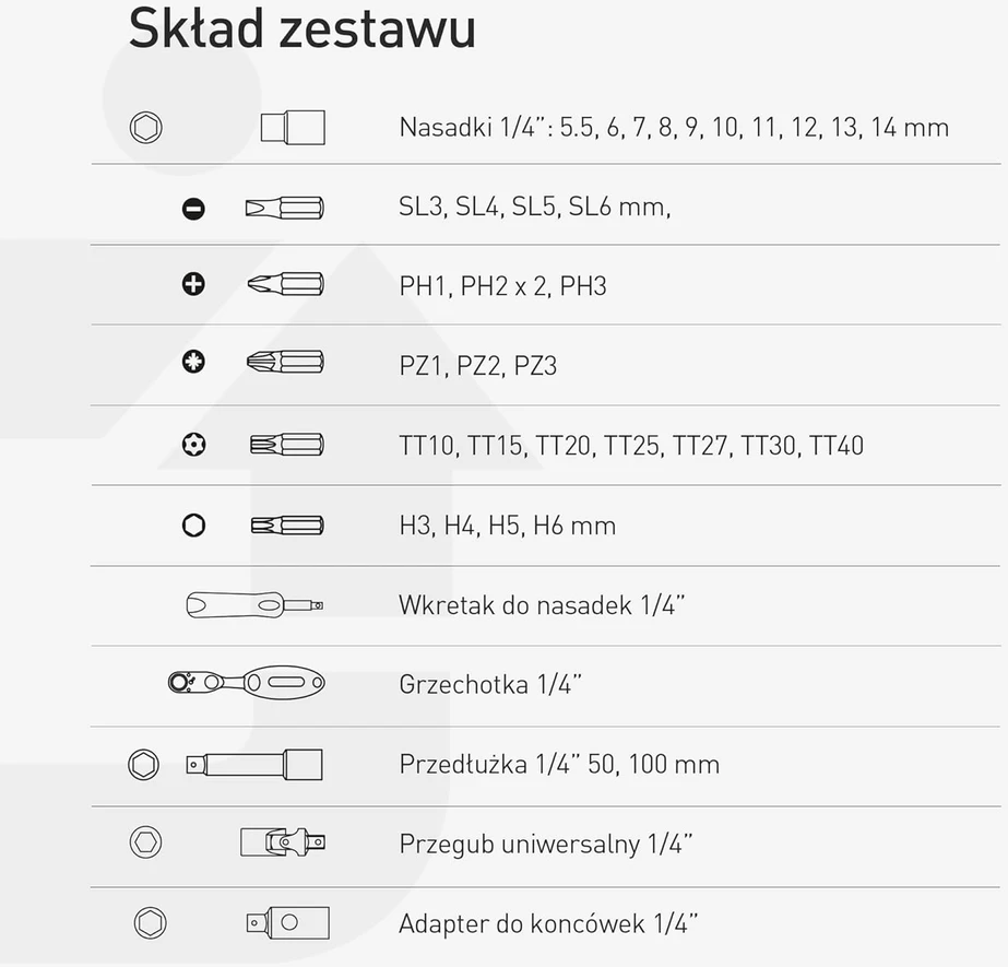 Makita RANKINIŲ ĮRANKIŲ RINKINYS (120VNT. ) E-08713