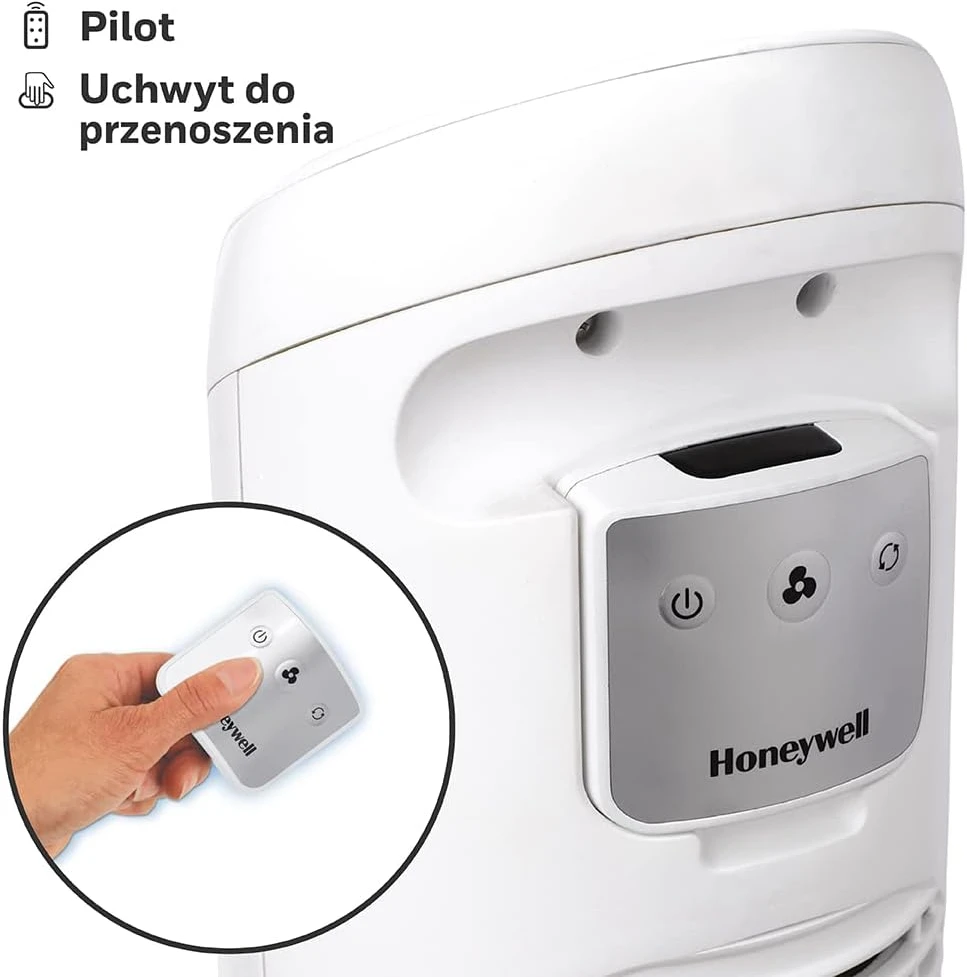Kondicionierius Honeywell koloninis ventiliatorius su 5 greičio lygiais, osciliacija 80°, nuotolinis valdymas, HYF260E4