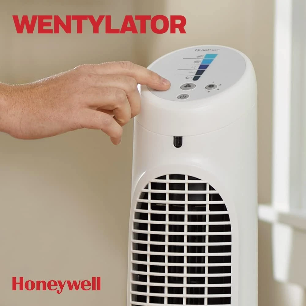 Kondicionierius Honeywell koloninis ventiliatorius su 5 greičio lygiais, osciliacija 80°, nuotolinis valdymas, HYF260E4