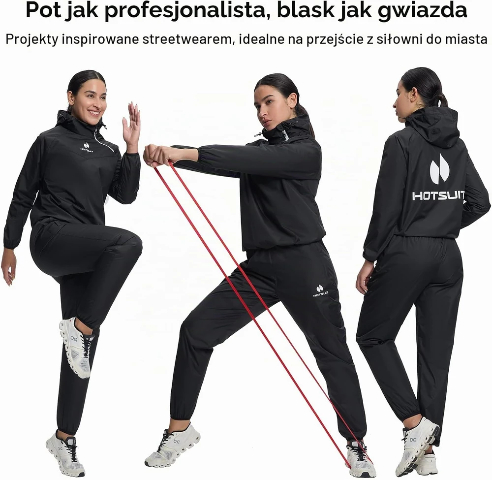 HOTSUIT moteriškas neopreninis pirties kombinezonas XXL 6540904-BLK-2XL