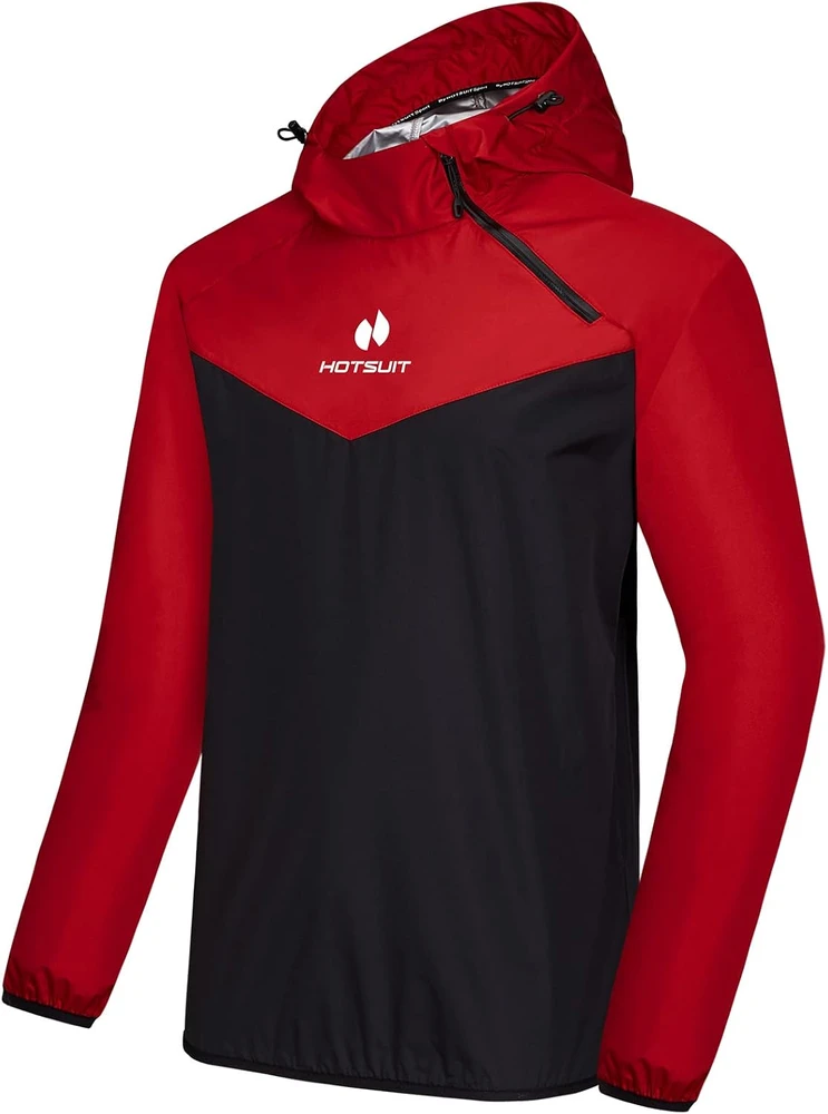 HOTSUIT vyriška saunos striukė sportui, raudona, XXL, 5540904-1-Raudonas-XXL