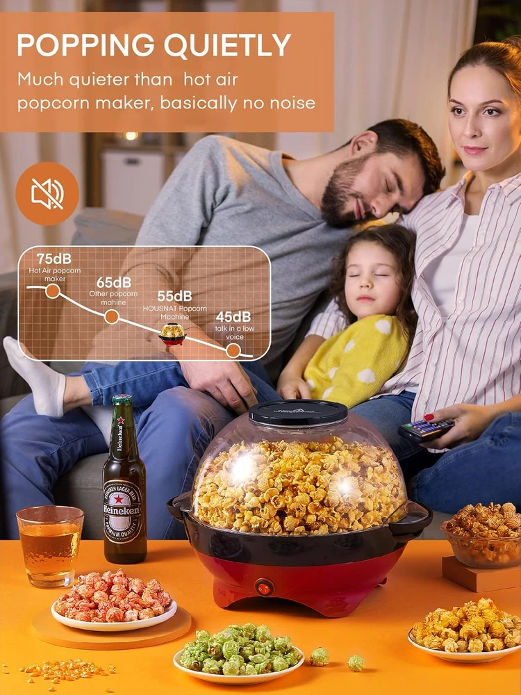 HOUSNAT spragėsių gaminimo aparatas 800 W, 5,5 l, nelimpanti danga, RH-906