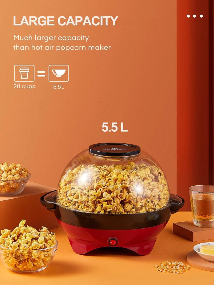 HOUSNAT spragėsių gaminimo aparatas 800 W, 5,5 l, nelimpanti danga, RH-906