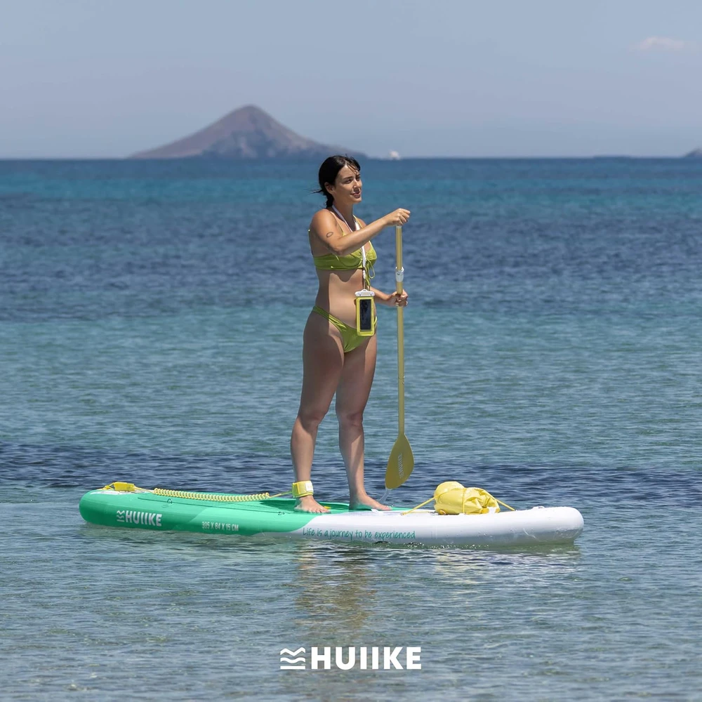 HUIIKE pripučiama irklentė su priedais, 305 x 84 x 15 cm, PVC, maksimali apkrova 130 kg