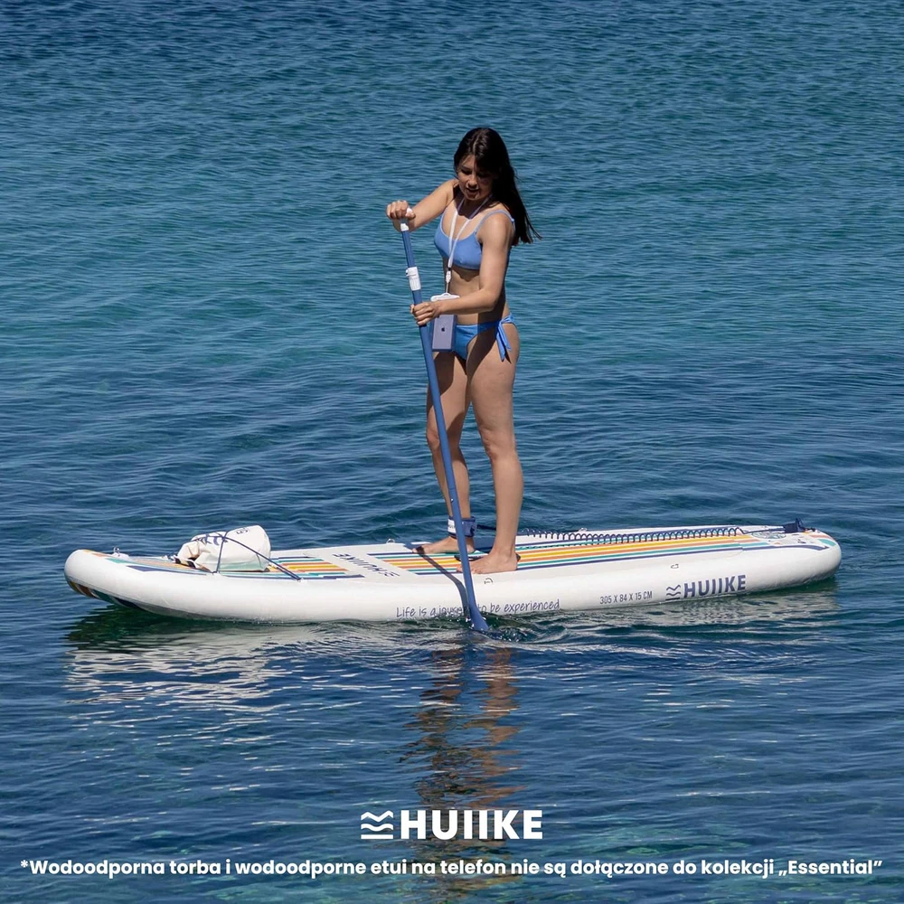 HUIIKE pripučiama SUP irklentė su priedais, 305 x 84 x 15 cm, PVC, maksimali apkrova 130 kg, Vivid Instant - Essential