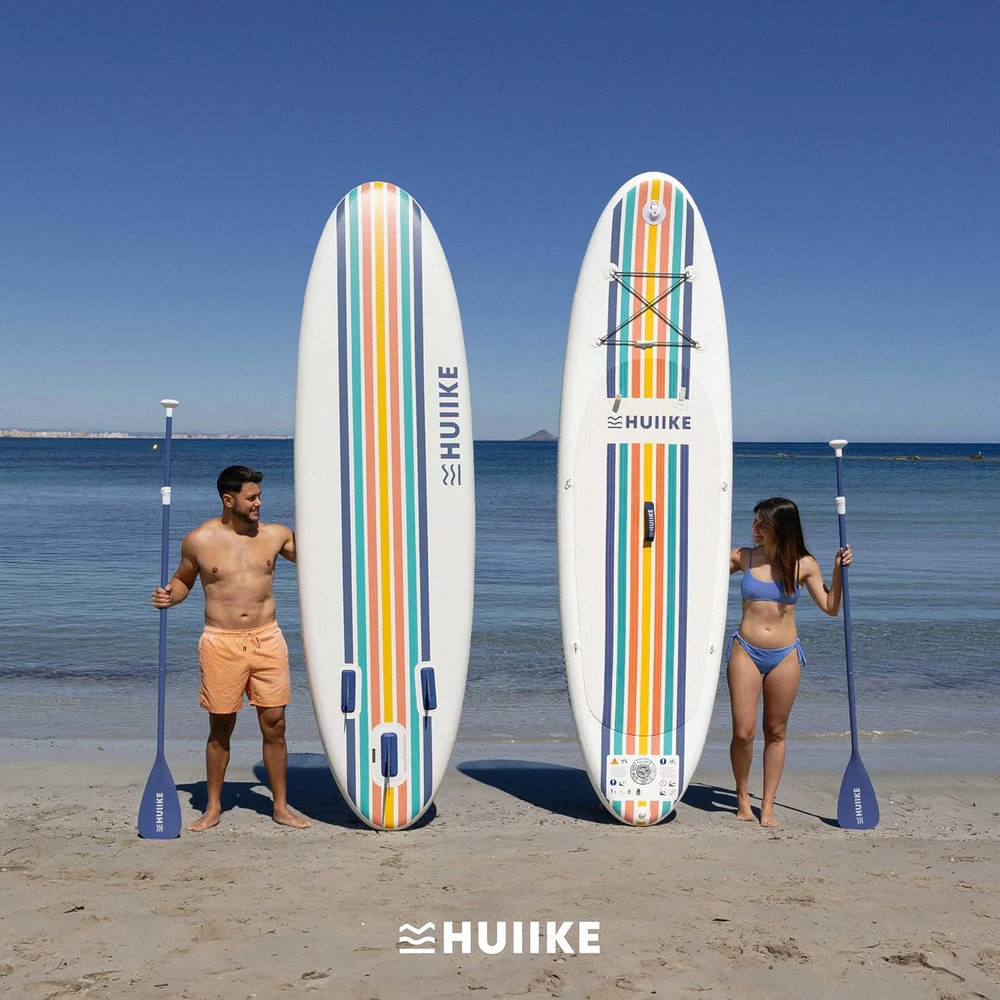 HUIIKE pripučiama SUP irklentė su priedais, 305 x 84 x 15 cm, PVC, maksimali apkrova 130 kg, Vivid Instant - Essential
