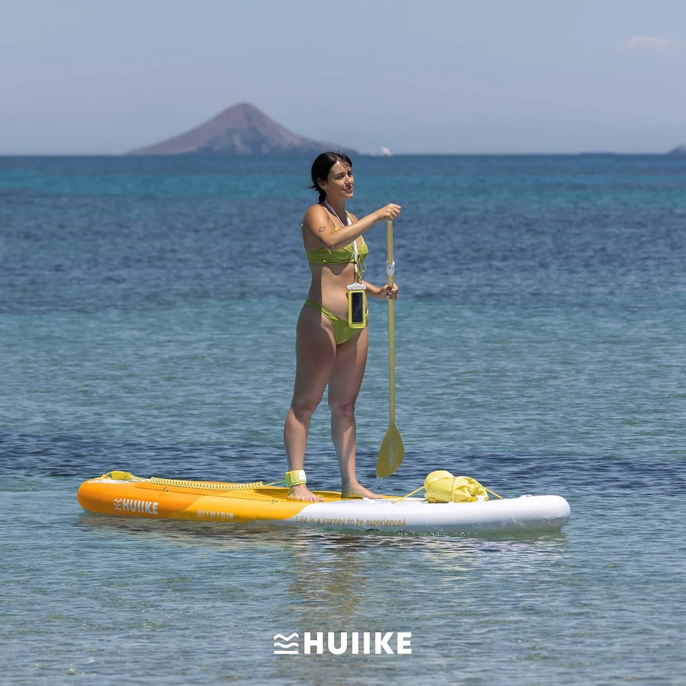 HUIIKE pripučiama SUP lenta 305x84x15 cm su aksesuarais, maksimalus svoris 130 kg