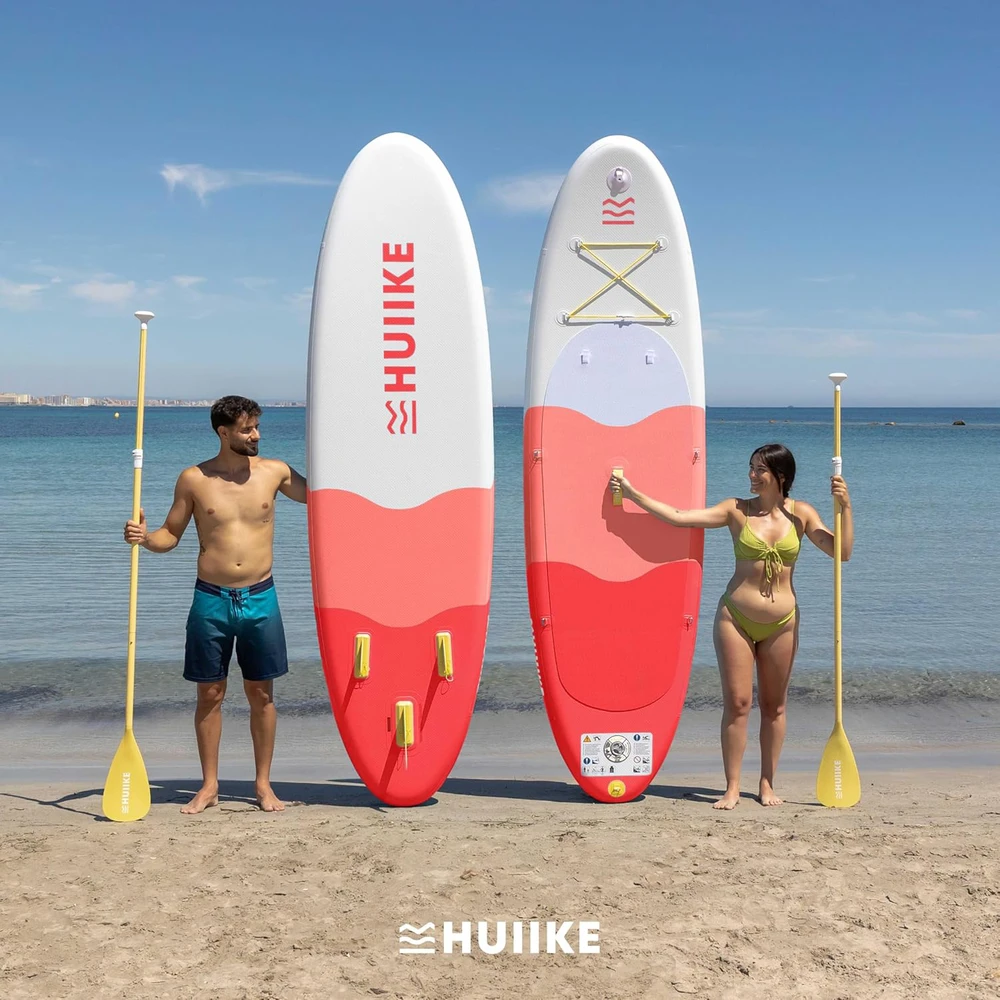 HUIIKE pripučiama SUP lenta su aksesuarais, 305x84x15 cm, maksimali apkrova 130 kg