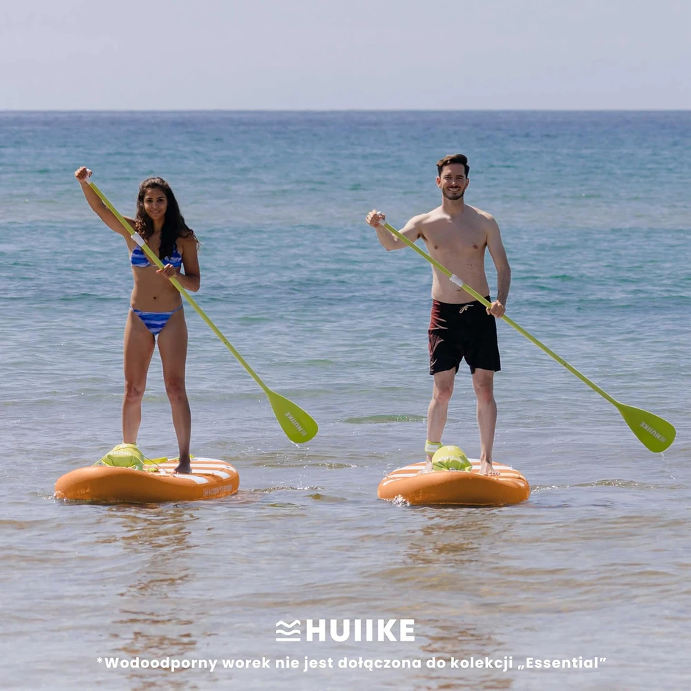 HUIIKE pripučiama SUP lenta su priedais, 305x84x15 cm, 130 kg, PVC, oranžinė