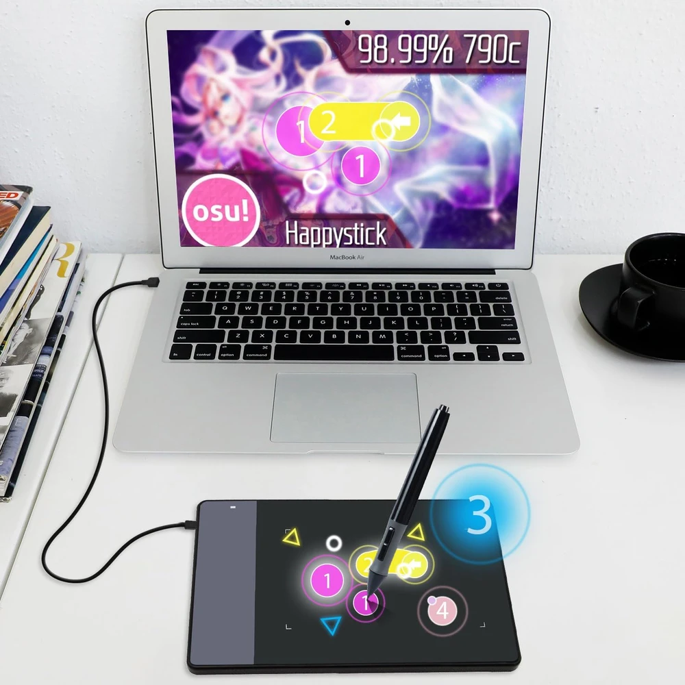 HUION 420 grafinė planšetė su USB jungtimi, 4000 LPI ir 2048 spaudimo lygiais