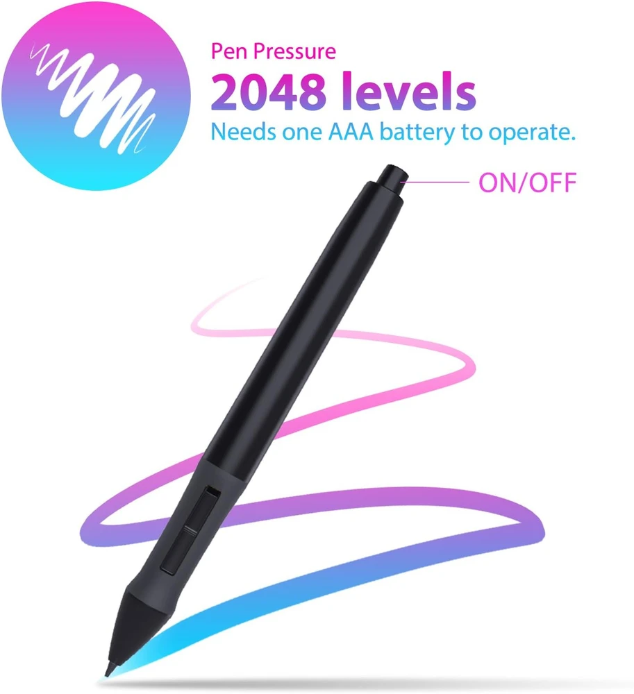 HUION 420 grafinė planšetė su USB jungtimi, 4000 LPI ir 2048 spaudimo lygiais