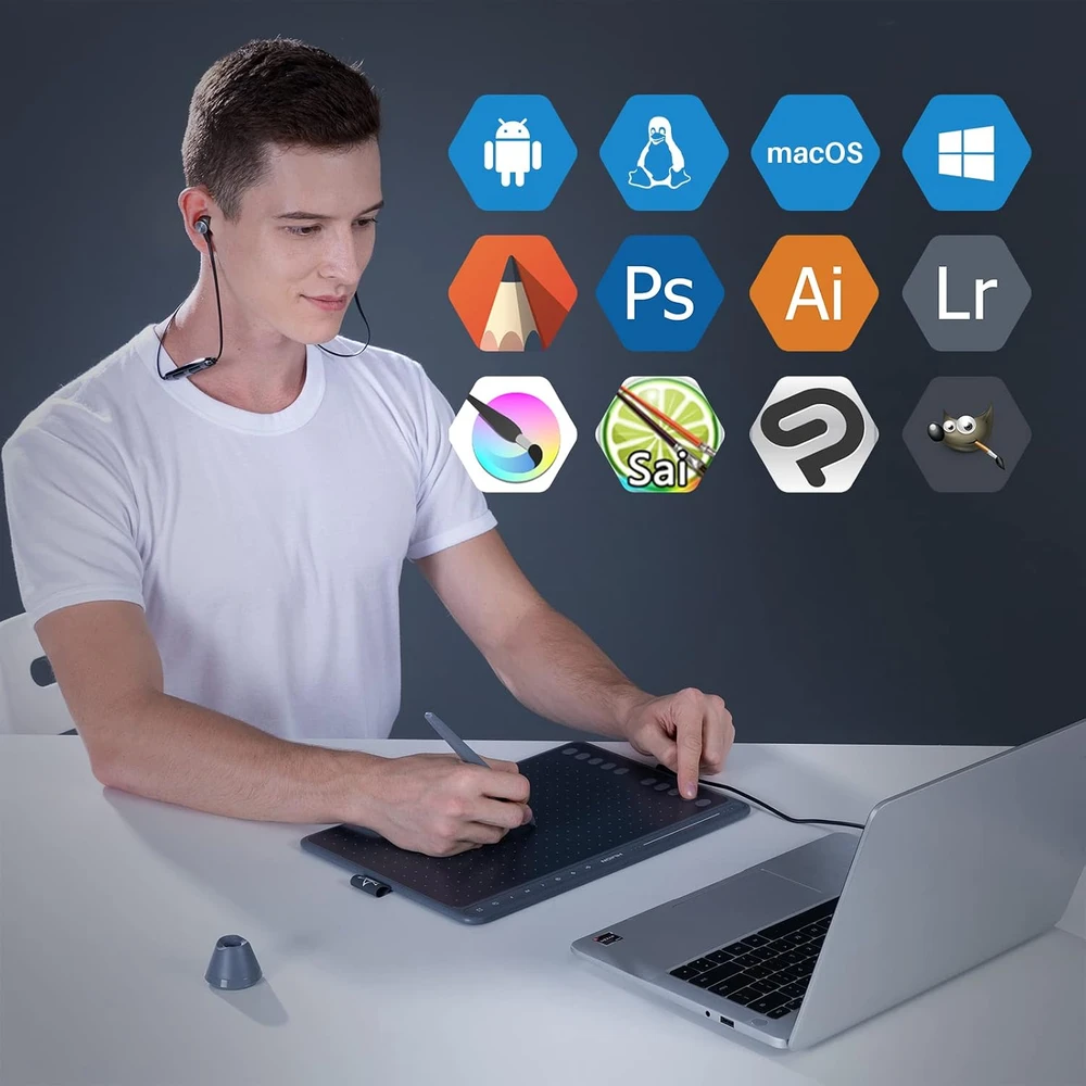 Grafinė planšetė HUION Inspiroy HS611