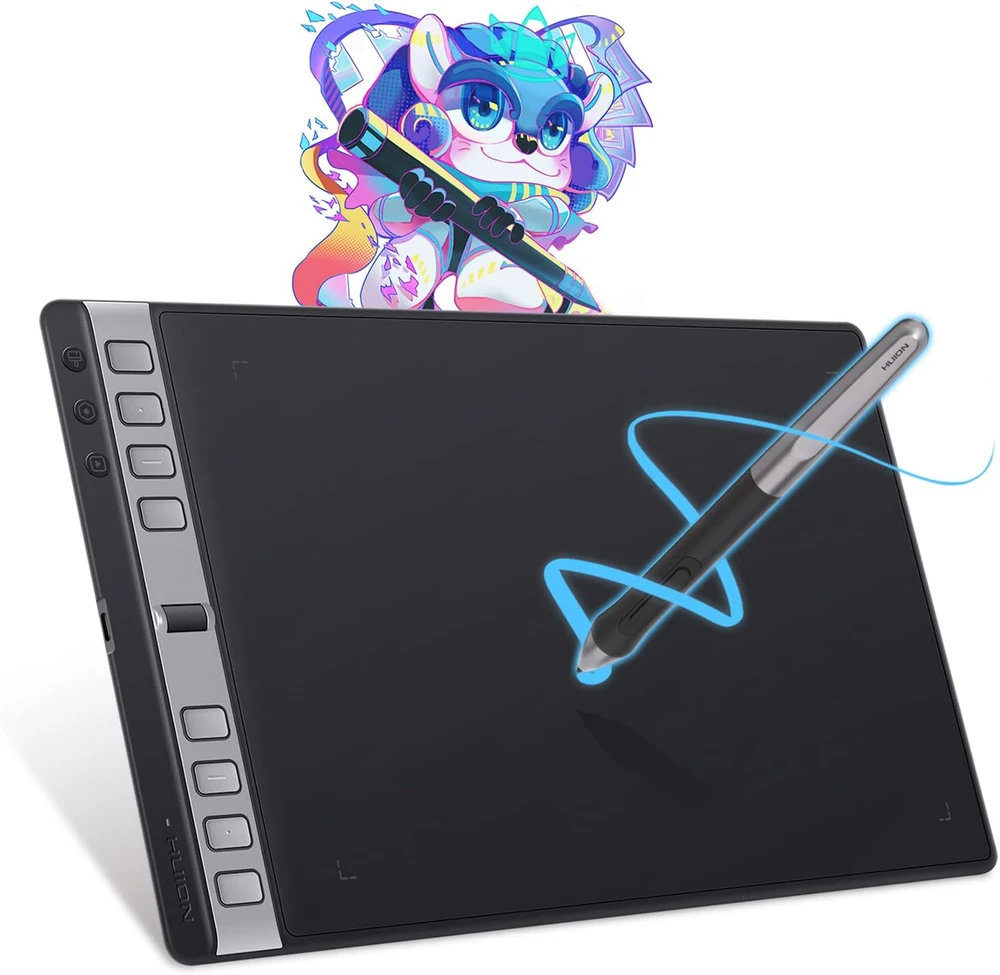 Huion Grafikos Planšetė - Inspiroy 2L, Juodas