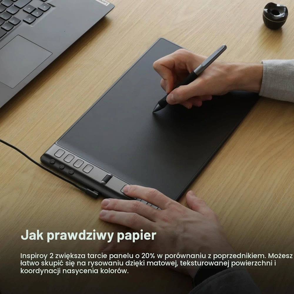 Huion Grafikos Planšetė - Inspiroy 2L, Juodas