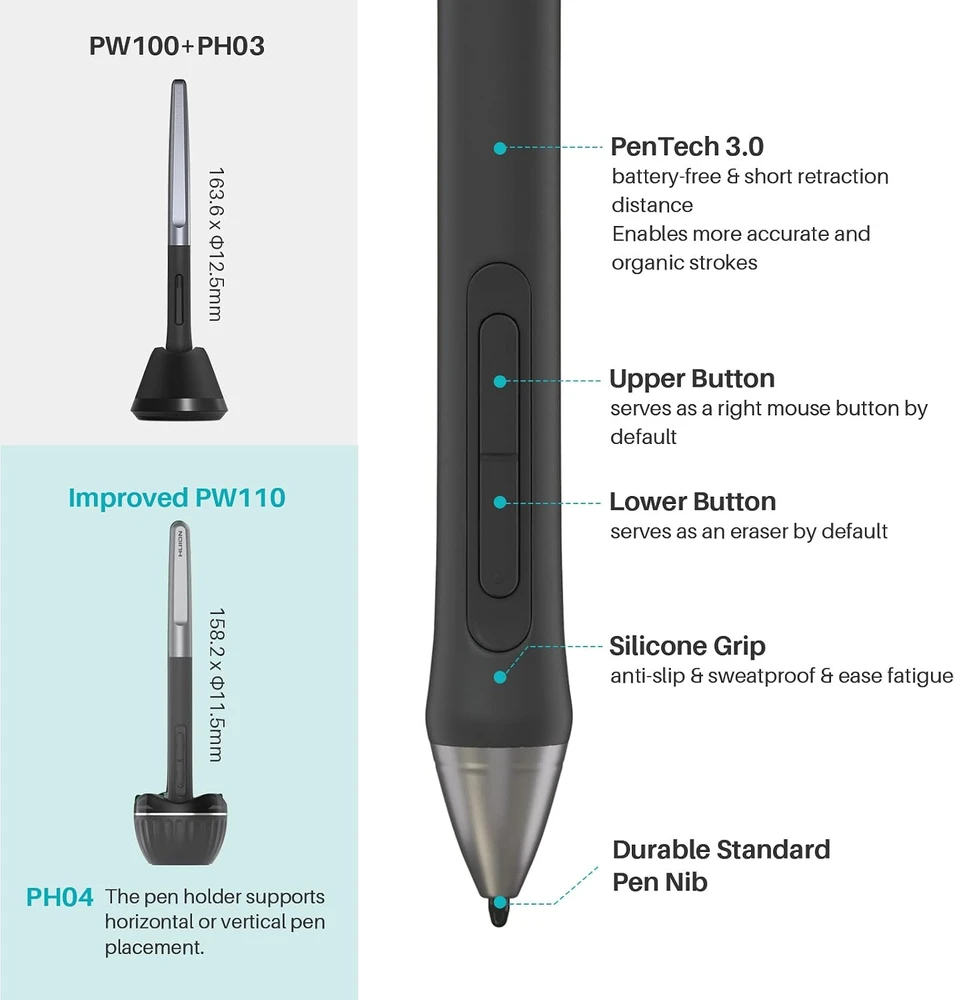 Huion Inspiroy 2 M H951P grafinė planšetė