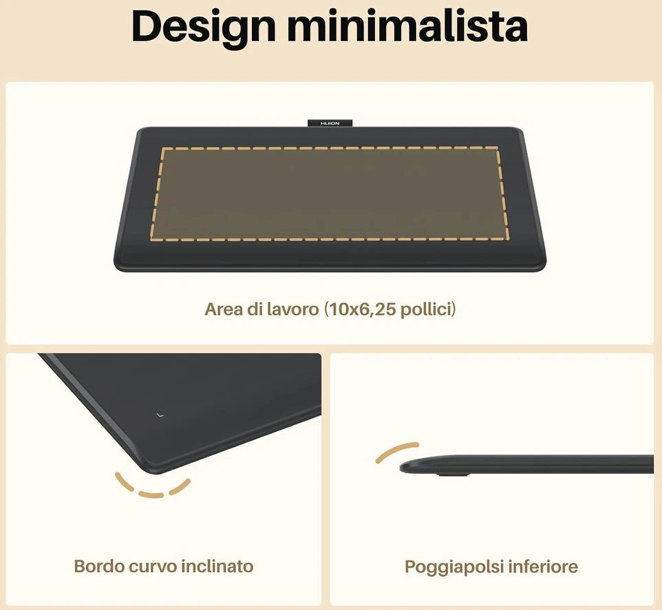 Huion Inspiroy Frego M L610 grafinė planšetė