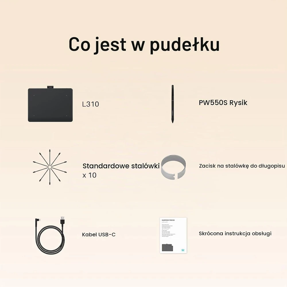 „Huion Inspiroy Frego S L310“ grafinė planšetė