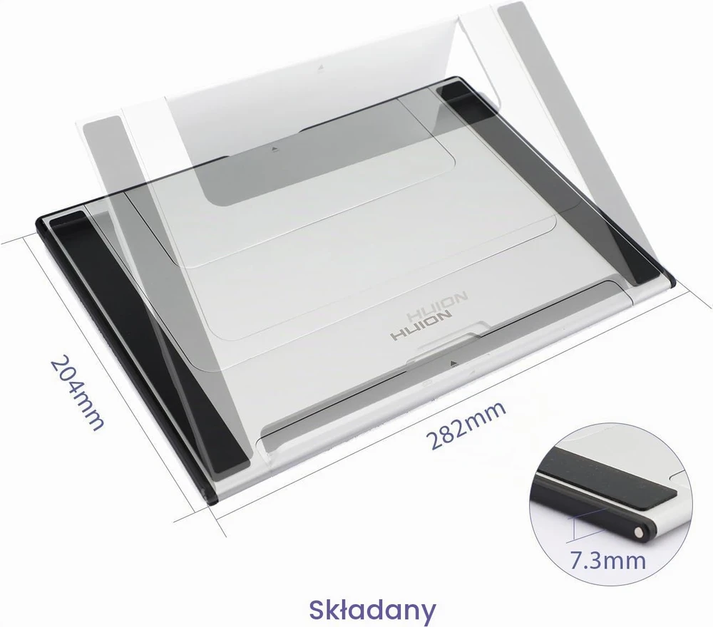 HUION sulankstomas stovas grafiniam planšetiniam kompiuteriui 10–18 colių HUION Support