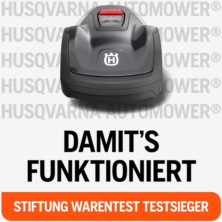 Husqvarna robotinė vejapjovė Automower Aspire R4, akumuliatorinė, Wi‑Fi, Bluetooth, iki 400 m², 970840812