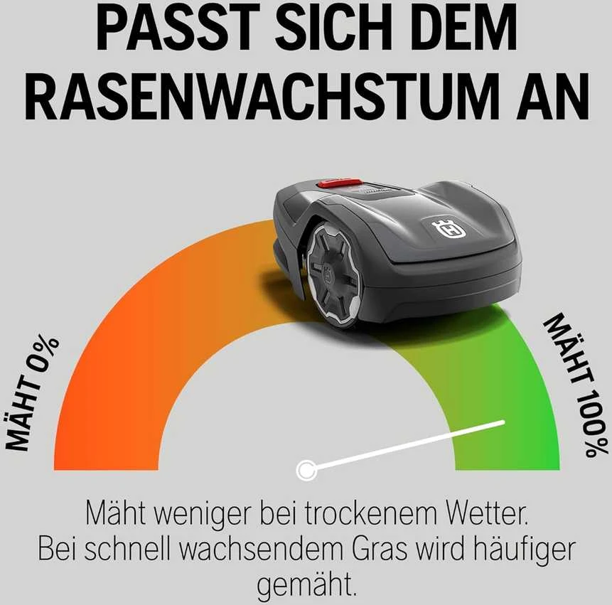 Husqvarna robotinė vejapjovė Automower Aspire R4, akumuliatorinė, Wi‑Fi, Bluetooth, iki 400 m², 970840812