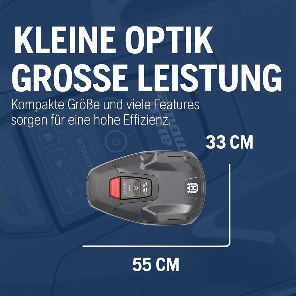 Husqvarna robotinė vejapjovė Automower Aspire R4, akumuliatorinė, Wi‑Fi, Bluetooth, iki 400 m², 970840812