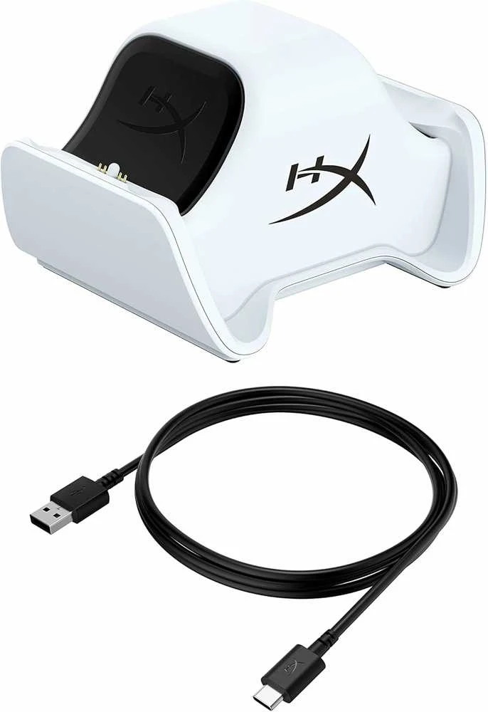 HyperX ChargePlay Duo įkrovimo stotelė PS5 DualSense valdikliams, USB-C, 18 W