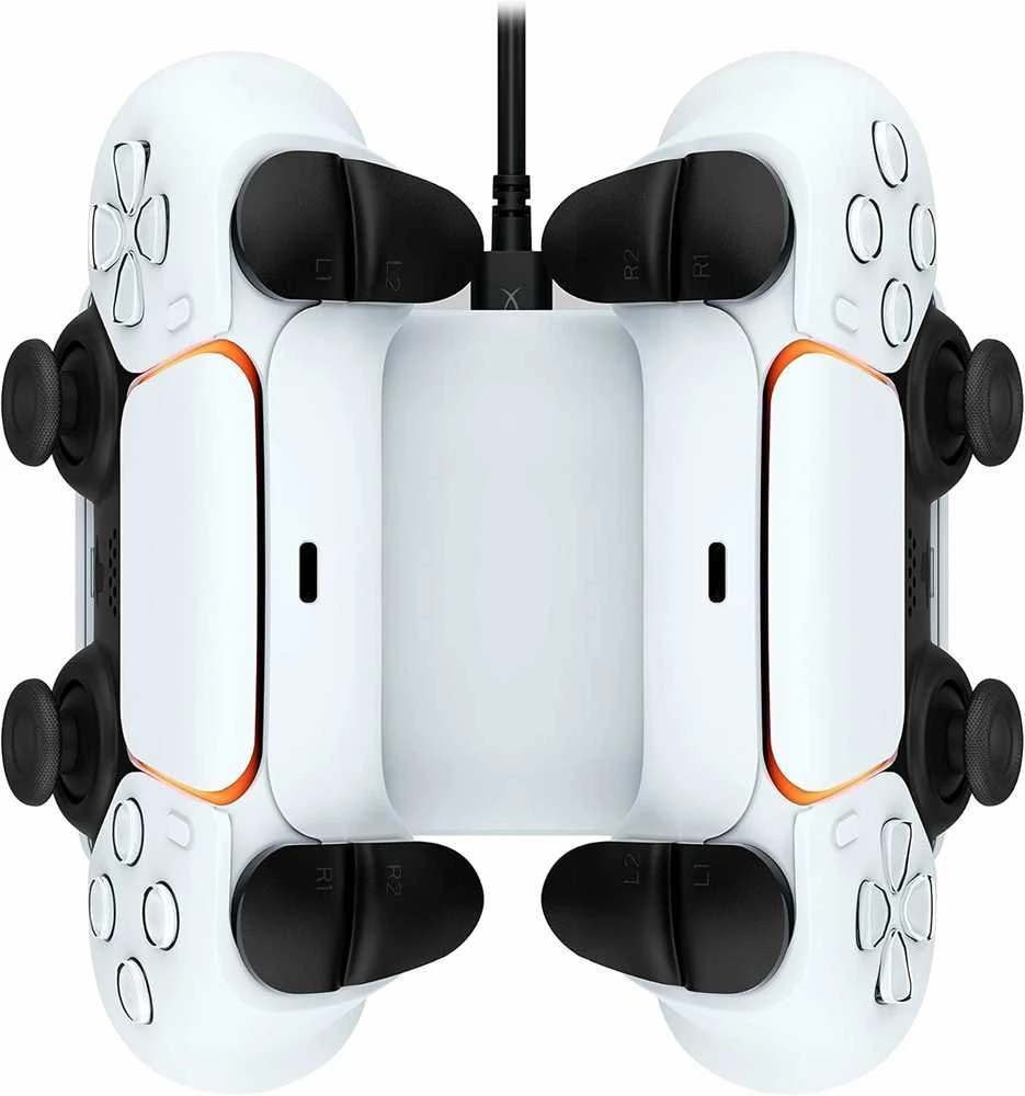 HyperX ChargePlay Duo įkrovimo stotelė PS5 DualSense valdikliams, USB-C, 18 W