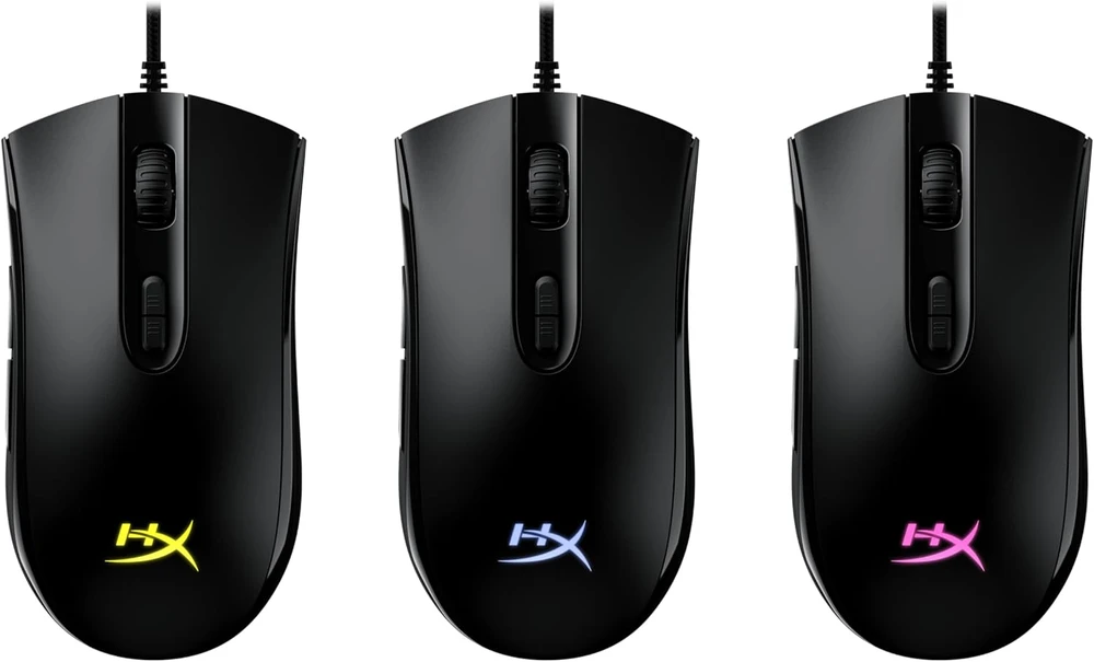 HyperX Pulsefire Core RGB žaidimų pelė, Juoda