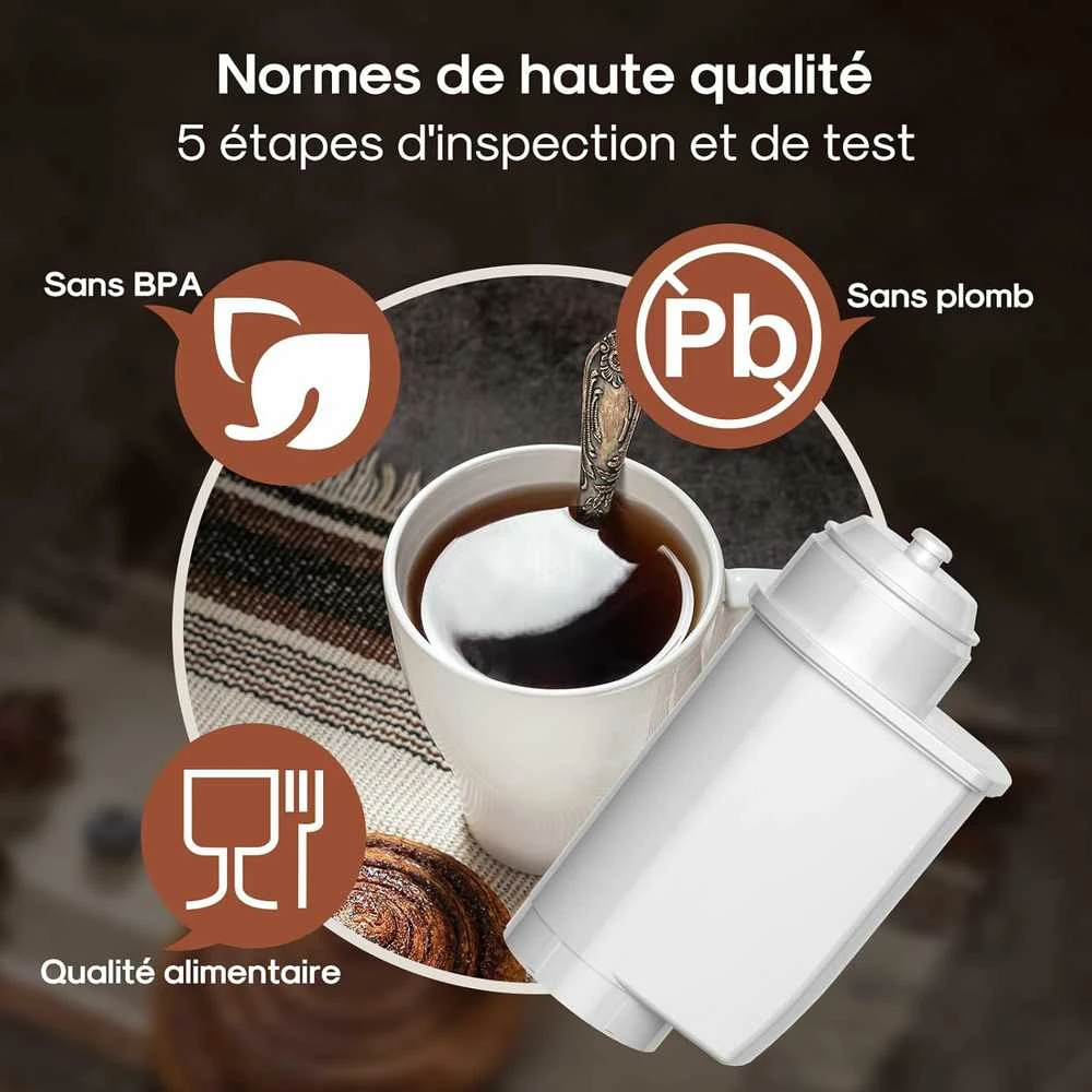 ICEPURE vandens filtrai kavos aparatams, suderinami su Siemens EQ, Bosch, Brita, 6 vnt.