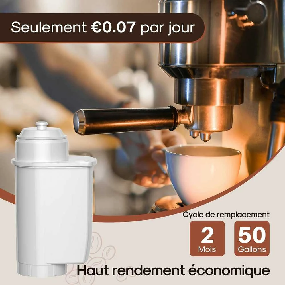 ICEPURE vandens filtrai kavos aparatams, suderinami su Siemens EQ, Bosch, Brita, 6 vnt.