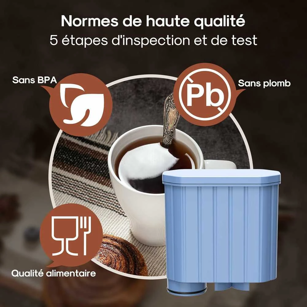 ICEPURE vandens filtras kavos aparatams, suderinamas su Philips AquaClean CA6903, 6 vnt.