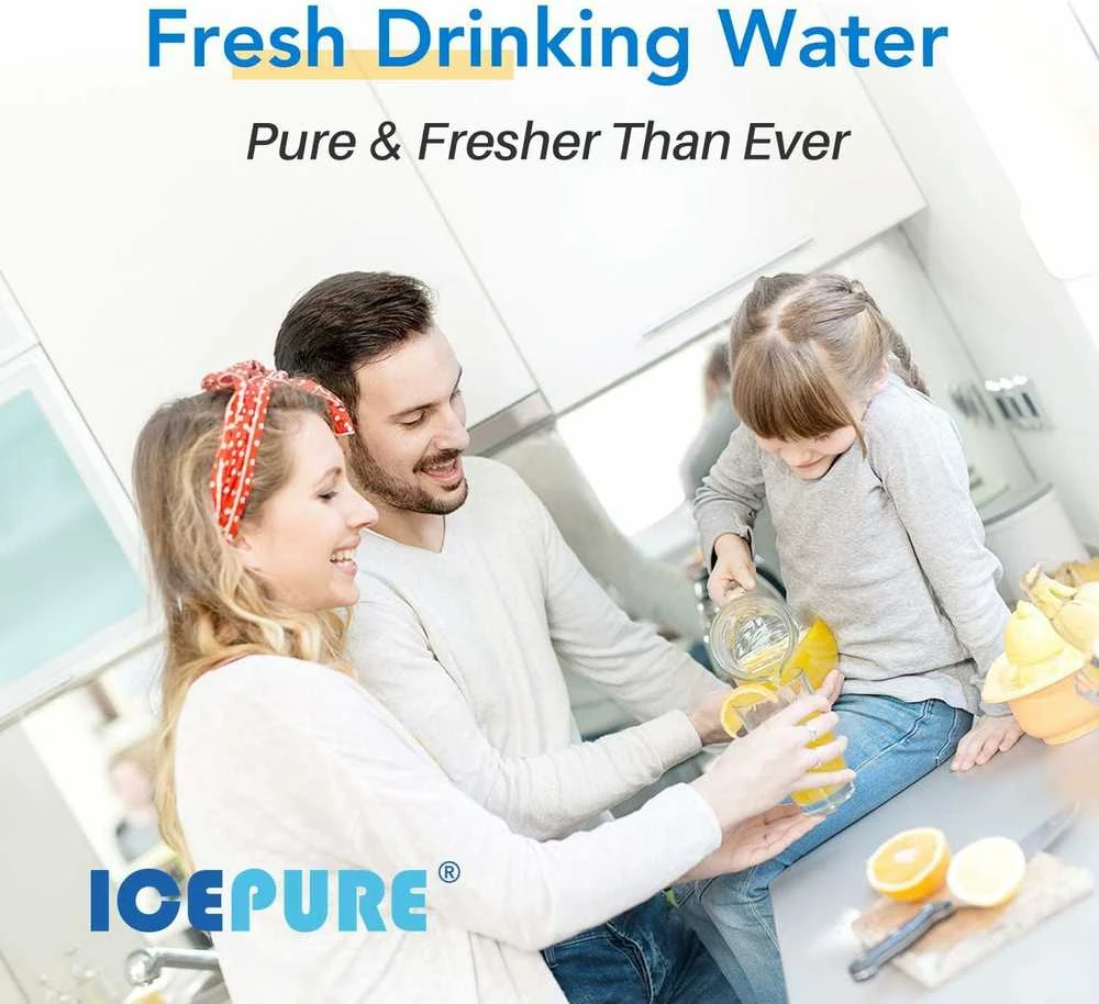 ICEPURE vandens filtro kasetės arbatinukui, aktyvios anglies ir dervos, 6 vnt., JFC002