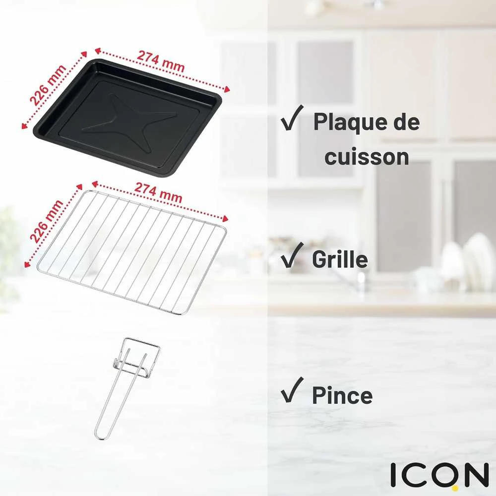 Elektrinė krosnelė ICQN Compact mini orkaitė