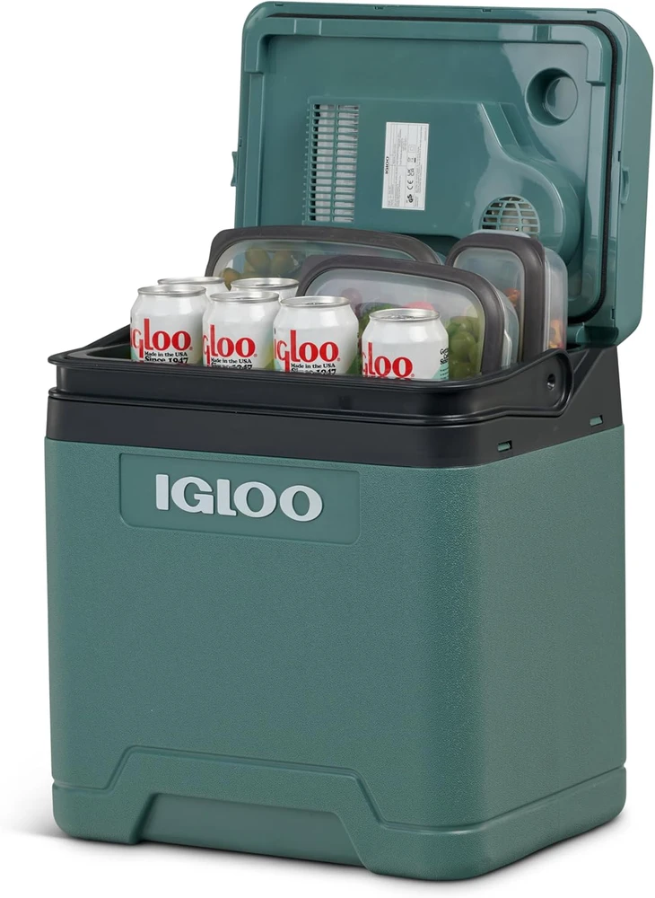 Igloo nešiojamas termoelektrinis automobilinis šaldytuvas 27 l, 12 V / 230 V, Ie27 modelis