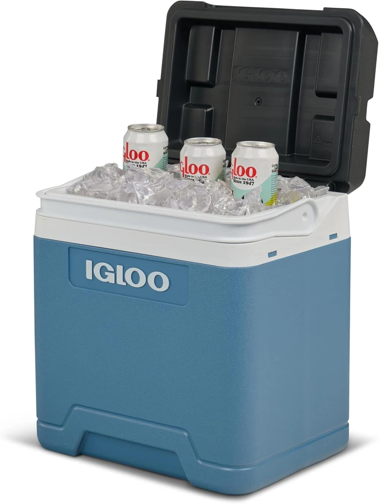 Igloo pasyvi turistinė šaldymo dėžė 27 l, plastikinė, efektyvi izoliacija, IP27