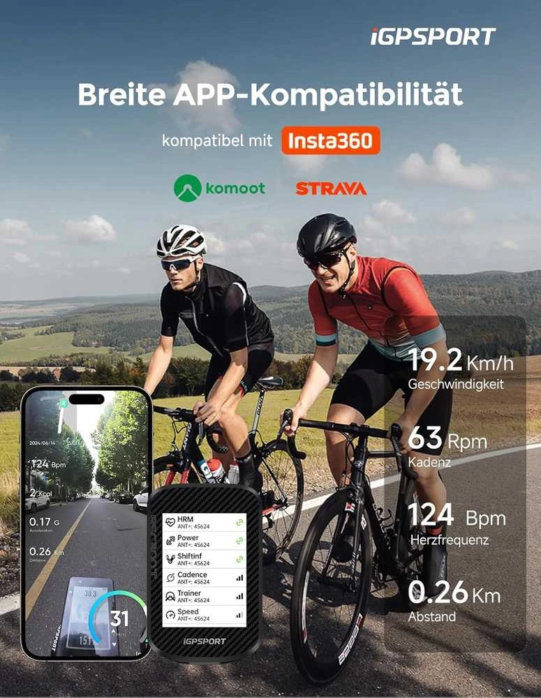 iGPSPORT BSC300T dviračio kompiuteris
