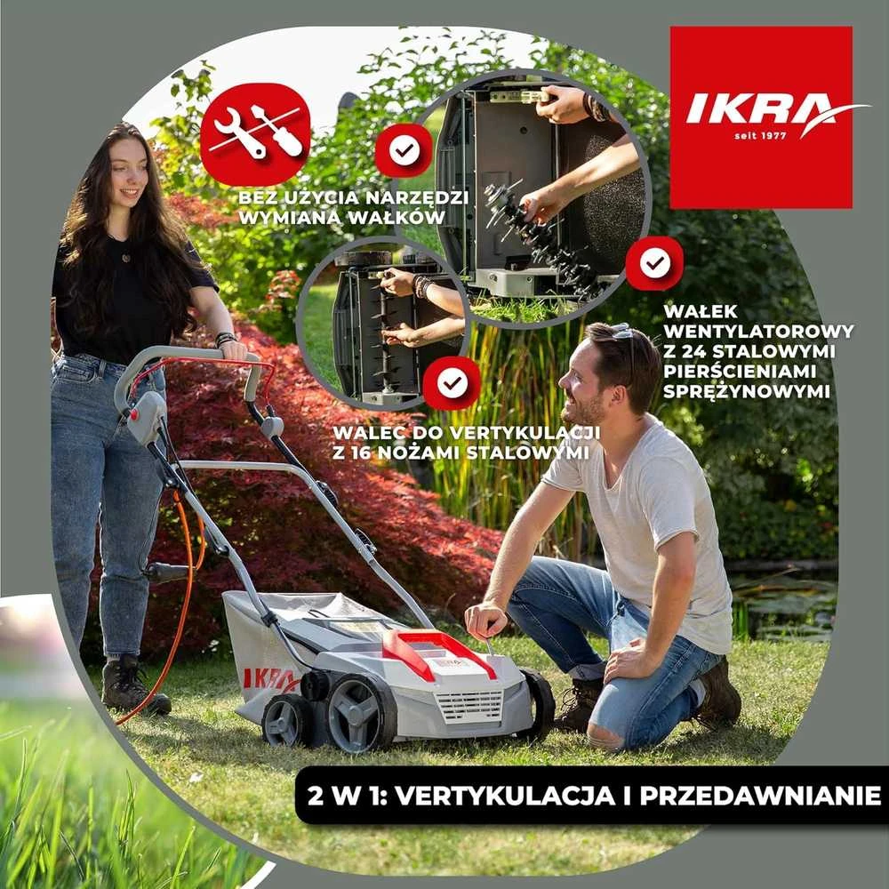 Ikra Elektrinis aeratorius-skarifikatorius 1.8 kW IEVL 1838