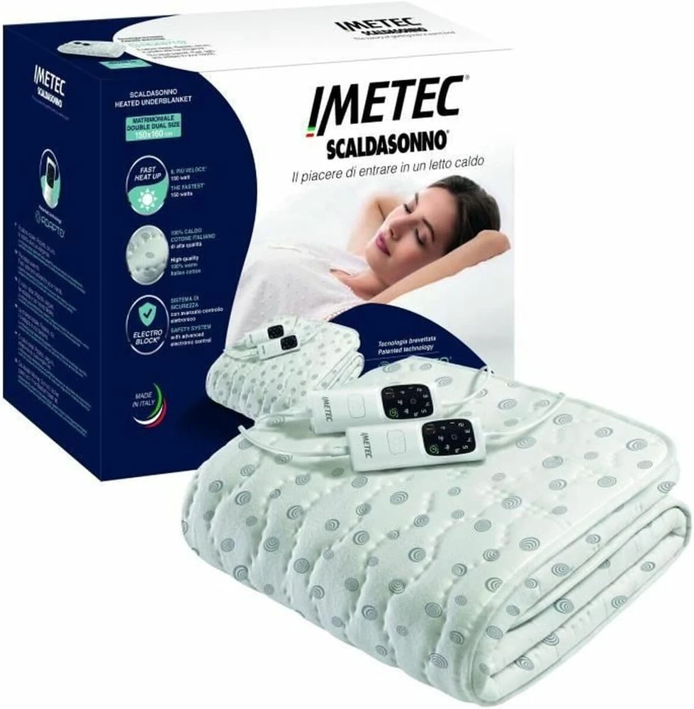 Imetec elektrinis paklotas dvigulei lovai 150 x 160 cm, 6 temperatūros lygiai, 16631