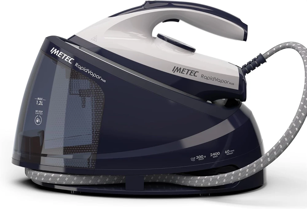 Imetec lygintuvas su garo generatoriumi Rapidvapor Plus 2400 W, 5.5 bar, modelis 9044