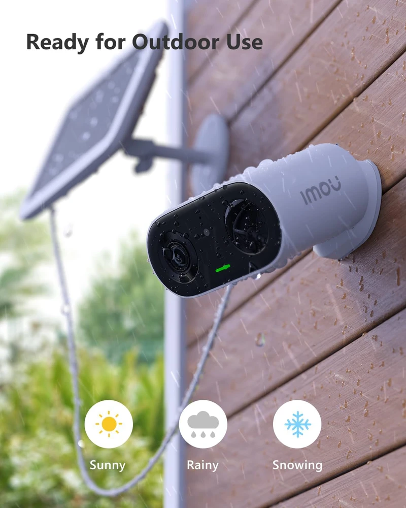 Imou išorinė stebėjimo kamera su WiFi ir saulės moduliu, 2K, naktinis spalvotas vaizdas, IP65, IPC-TB3FP-3T0WE/FSP12-TYPEC