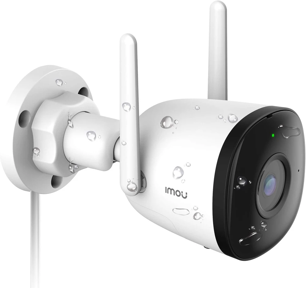Imou Dahua IP cilindrinė kamera IPC-F42P, 4MP 25fps, IP67, pašvietimas iki 30m, 2.8mm 104°, Onvif, WIFI
