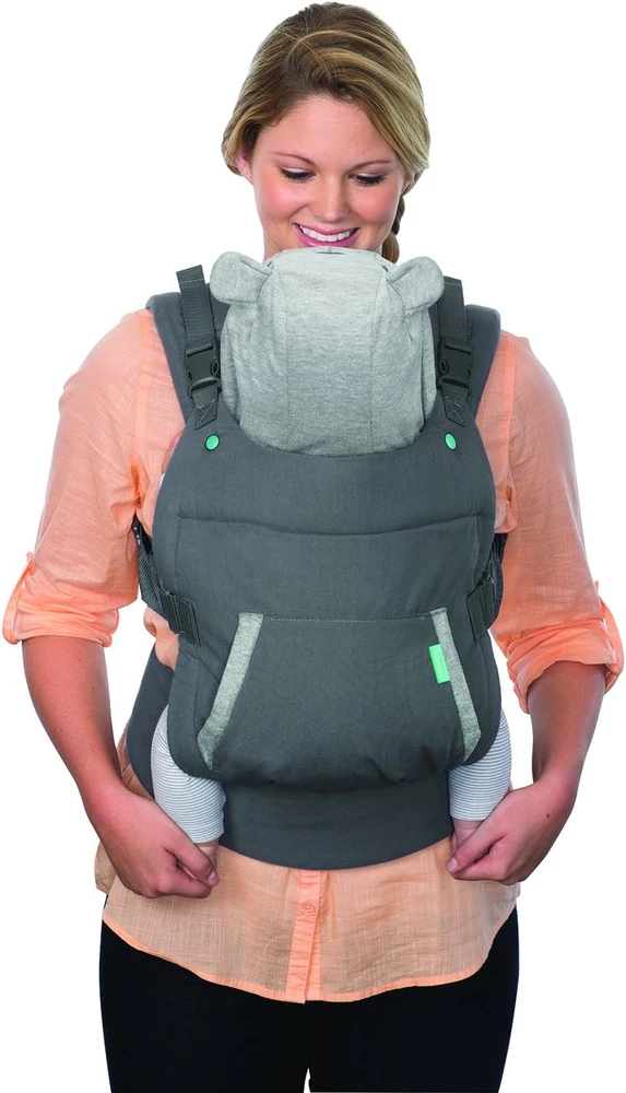 INFANTINO ergonominė kūdikio nešioklė su gobtuvu Cuddle Up 5,4–18,1kg 200-192