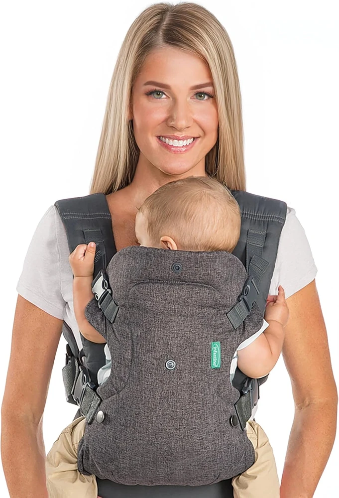 Infantino kūdikio nešioklė Flip 4 viename su ergonomine sėdyne, 3,6–14,5kg, 200183-03