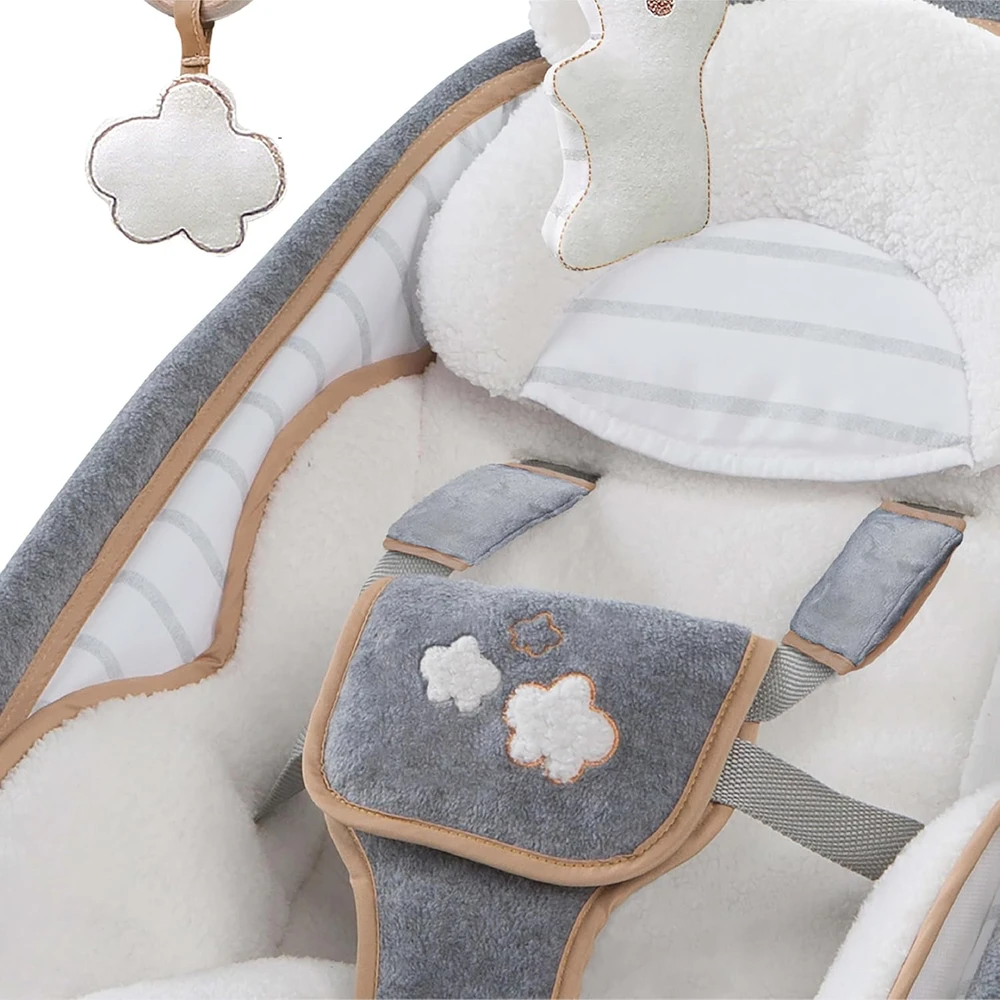 Ingenuity kūdikio gultukas-sūpynės Bella Teddy su vibracija, 10986-3-W11
