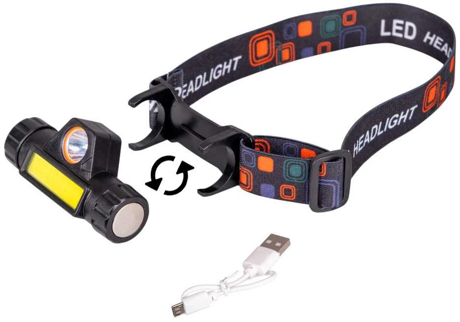 LED žibintuvėlis ant galvos inSPORTline Lumeria