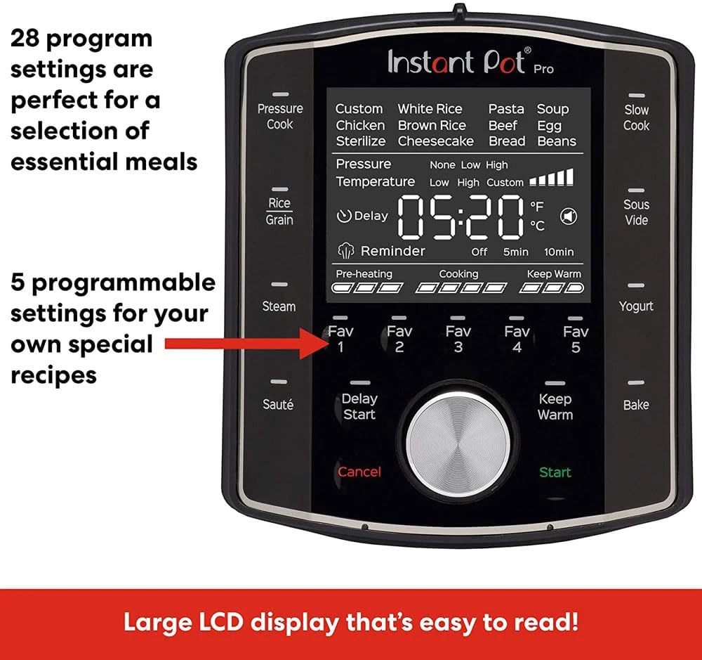 Instant Pot daugiafunkcis puodas 5.7 l, 1200 W, nerūdijančio plieno, juodas, 112-0167-01-EU