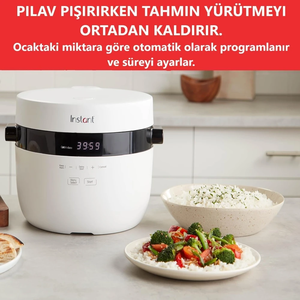 Instant Pot daugiafunkcis ryžių virimo ir garinimo puodas 5 l, 750 W, MRRC2001WE