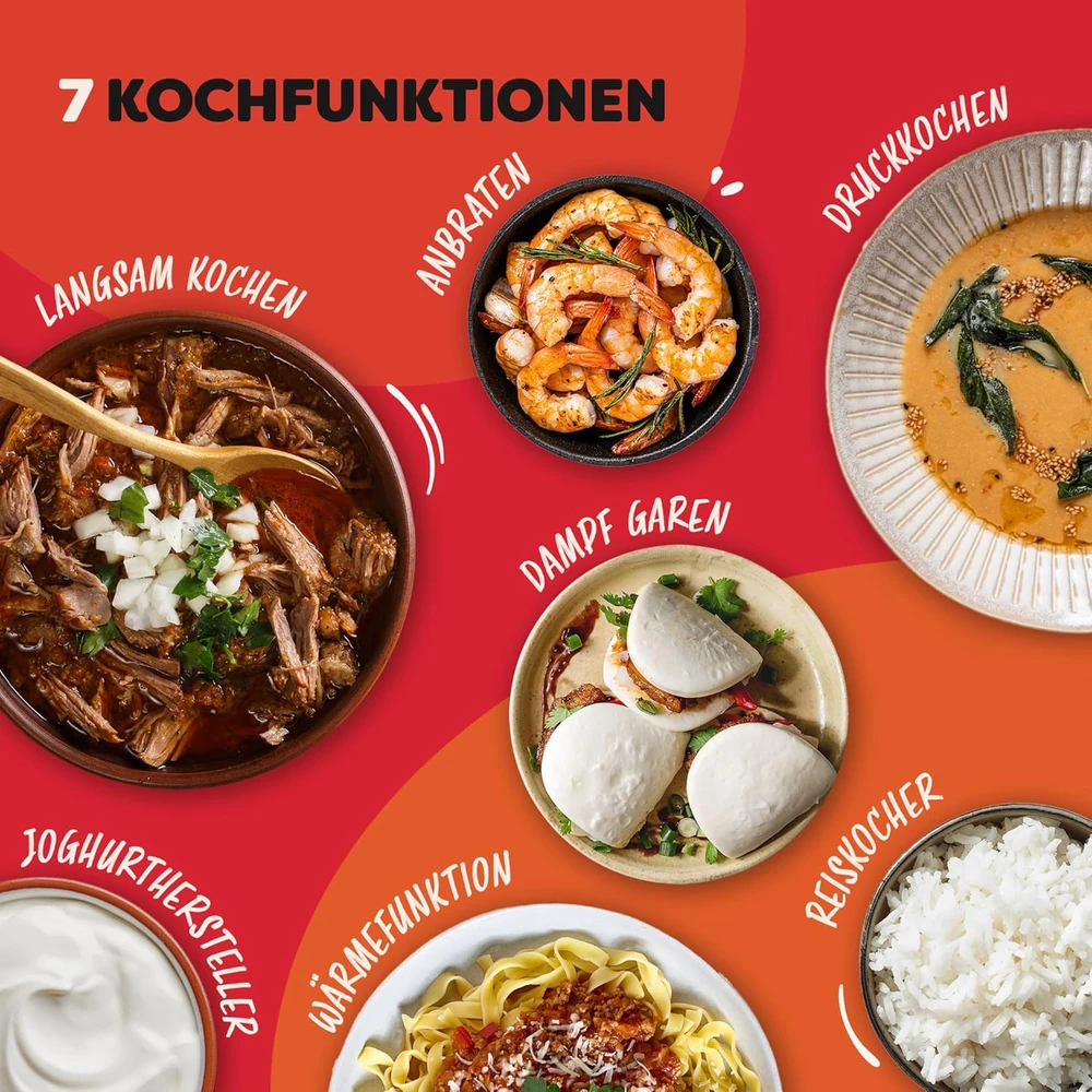 Instant Pot elektrinis daugiafunkcis puodas 5,7 L 1000 W nerūdijantis plienas Duo 112-0182-01-EU