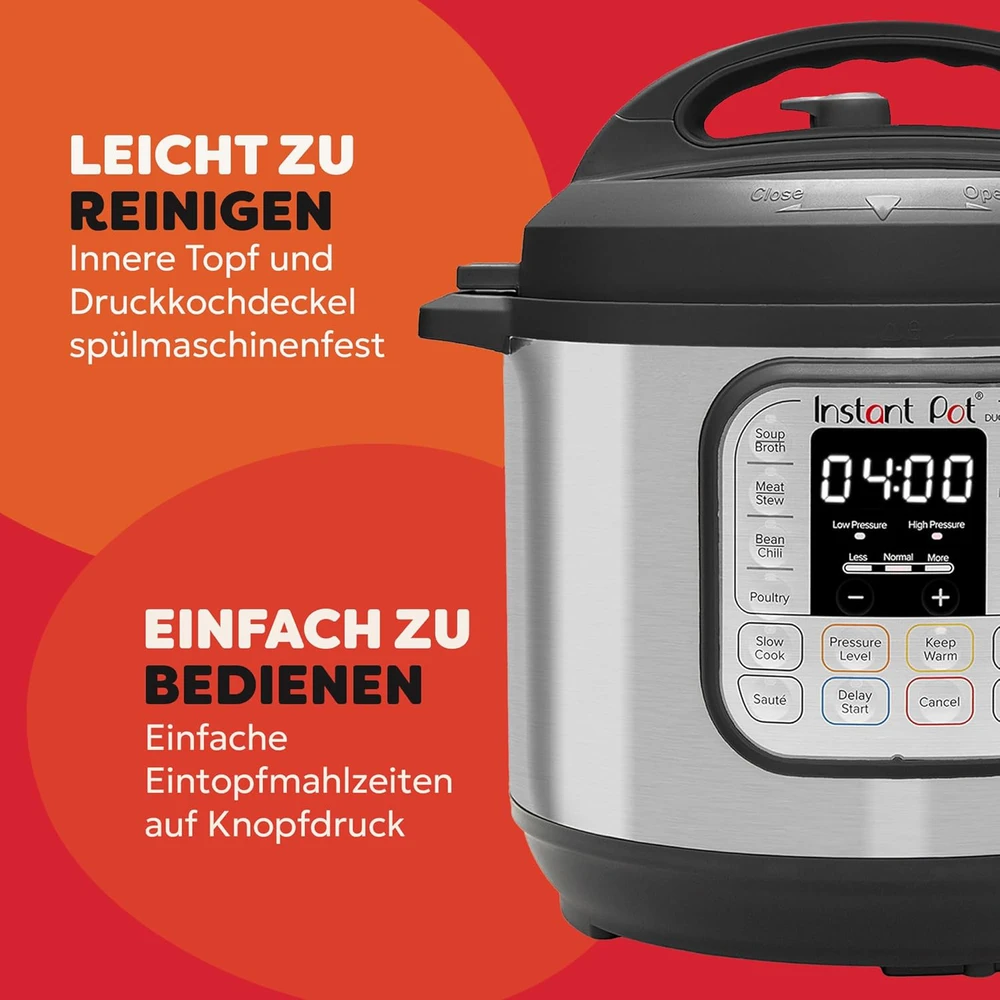 Instant Pot elektrinis daugiafunkcis puodas 5,7 L 1000 W nerūdijantis plienas Duo 112-0182-01-EU